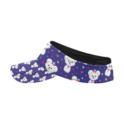 Maltese Pattern Print Design 02 Unisex Sun Visor