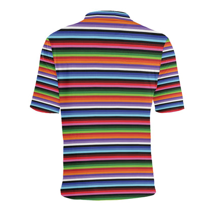 Serape Design Men Polo Shirt