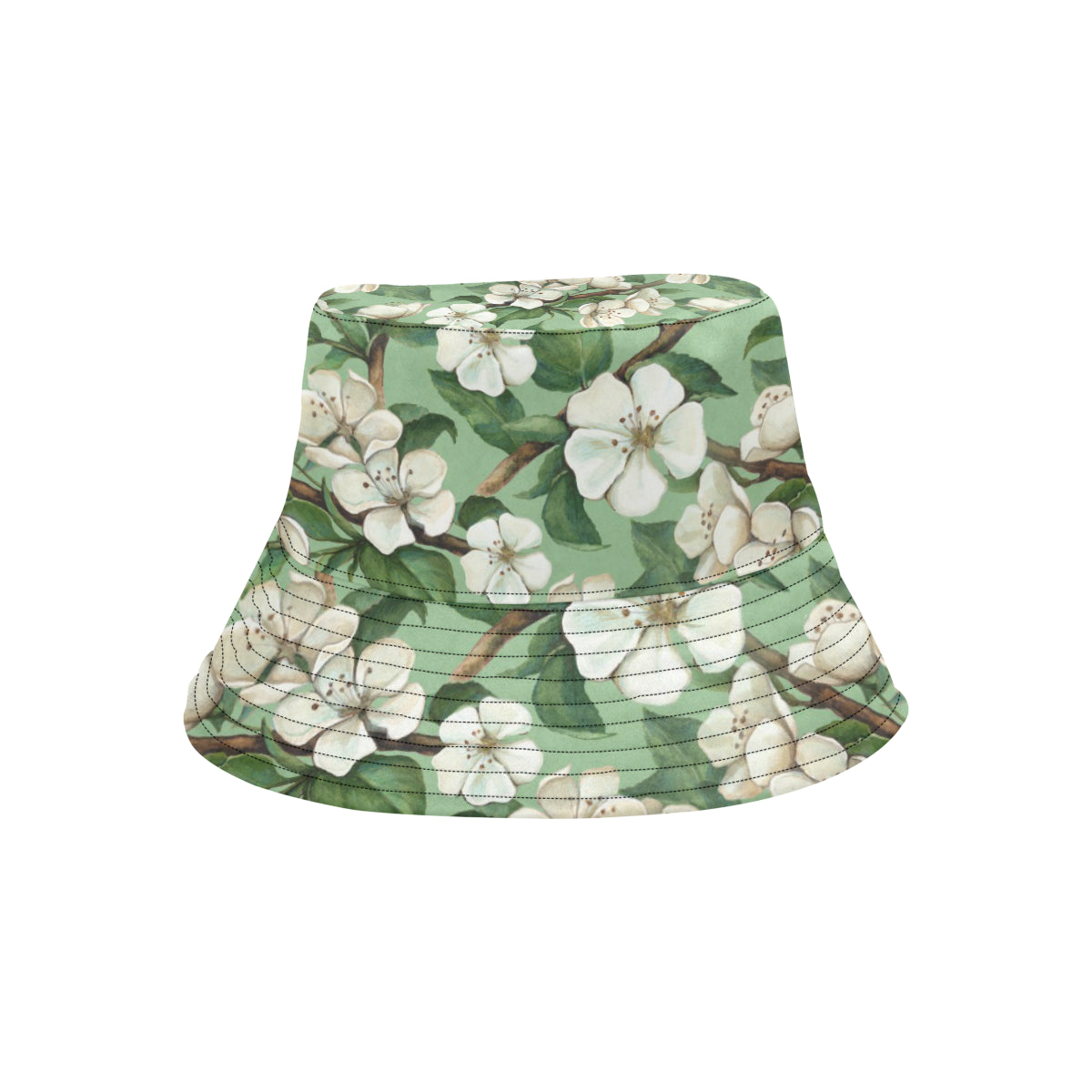 Apple blossom Pattern Print Design AB02 Unisex Bucket Hat