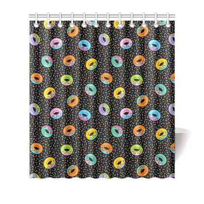 Donut Pattern Print Design DN012 Shower Curtain