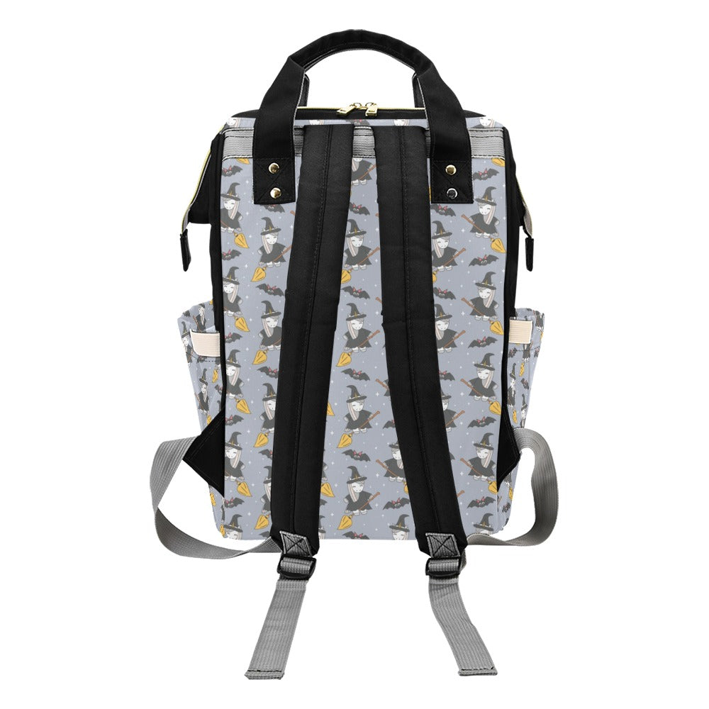 Witch Print Design LKS307 Diaper Bag Backpack