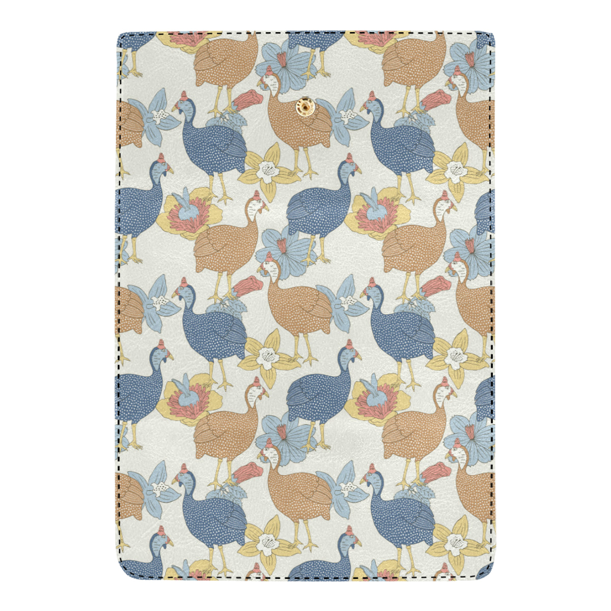 Guinea Fowl Pattern Print Design 01 Women's Trifold Wallet