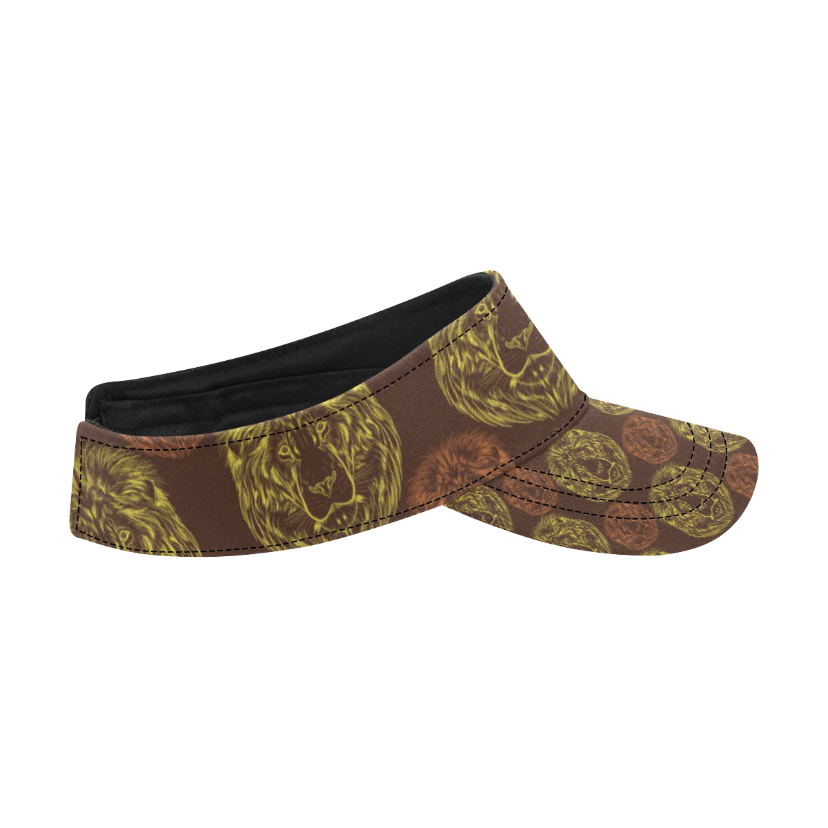 Lion Pattern Print Design 04 Unisex Sun Visor