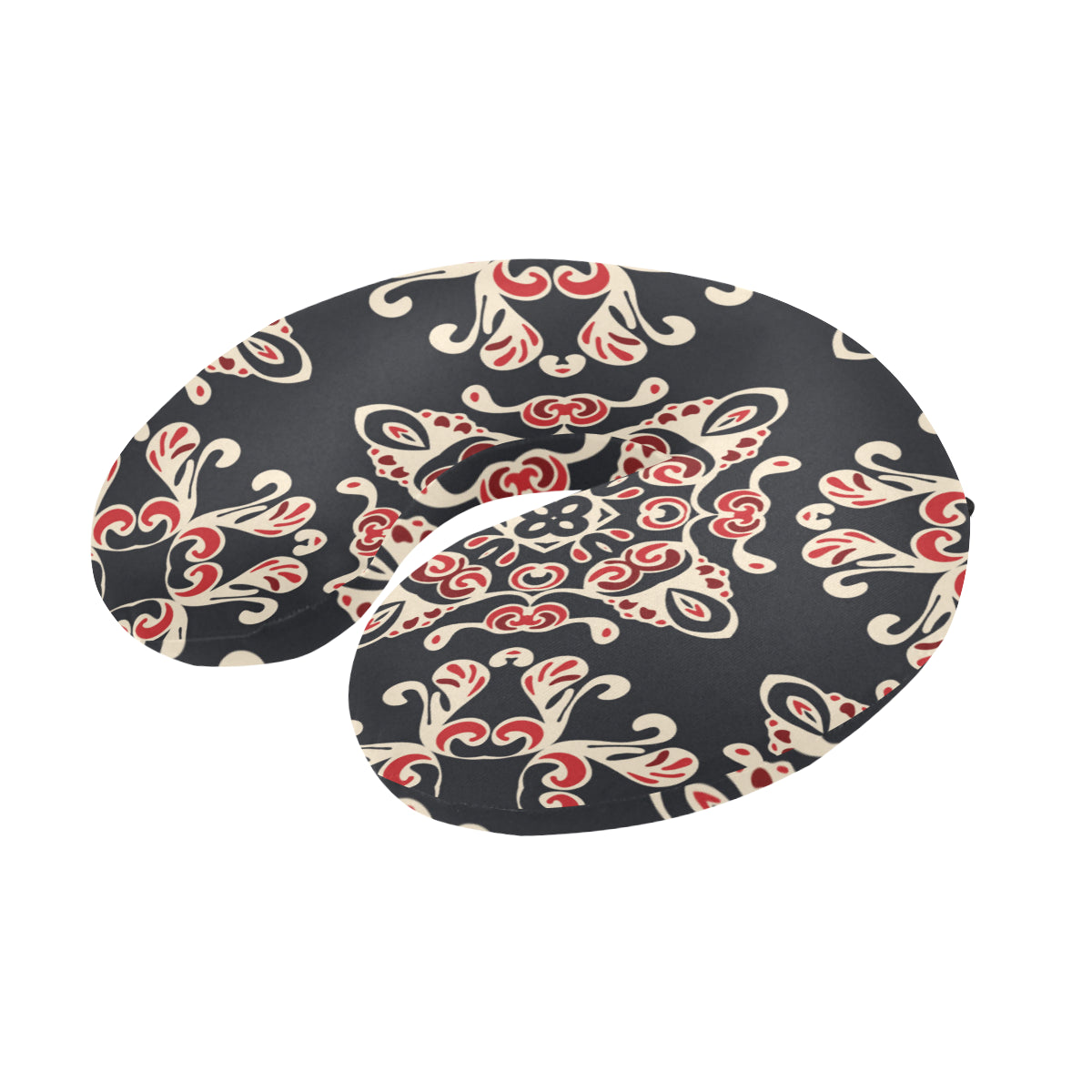 Medallion Pattern Print Design 01 U-Shaped Travel Neck Pillow