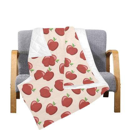Apple Pattern Print Design AP01 Premium Quilt