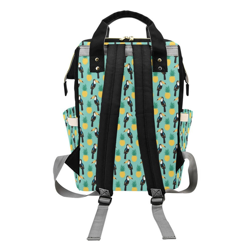 Toucan Print Design LKS301 Diaper Bag Backpack