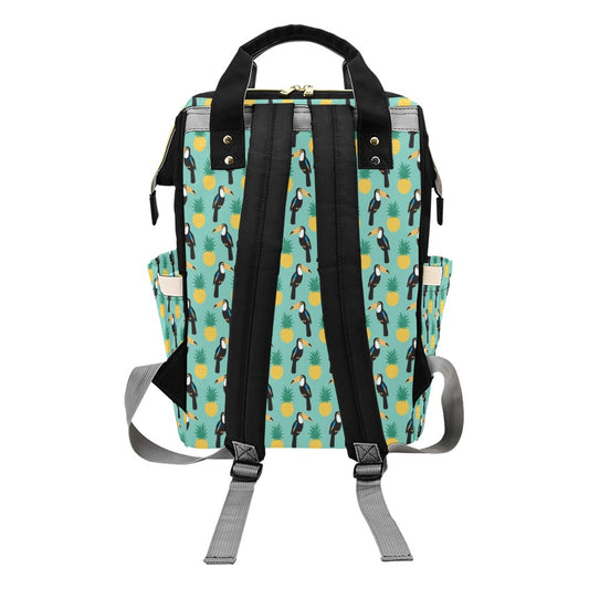 Toucan Print Design LKS301 Diaper Bag Backpack