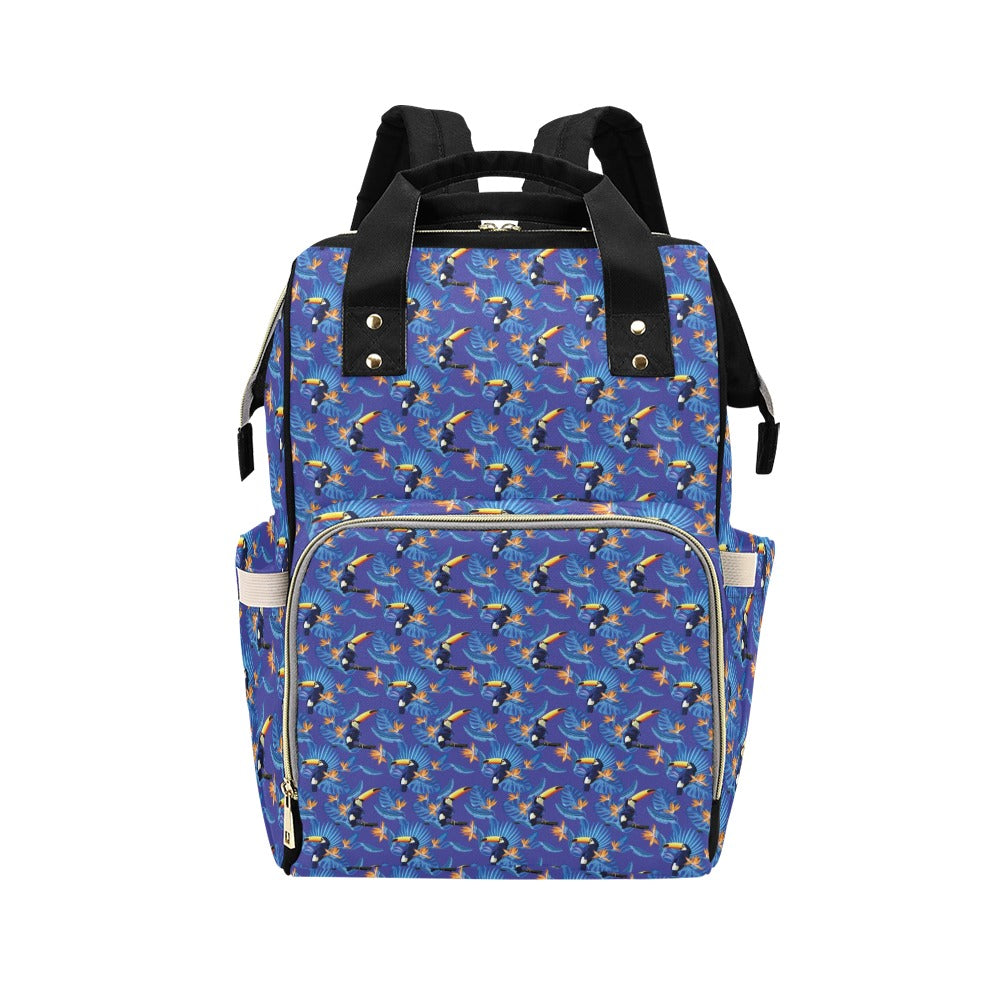 Toucan Print Design LKS306 Diaper Bag Backpack
