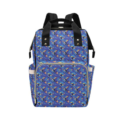 Toucan Print Design LKS306 Diaper Bag Backpack