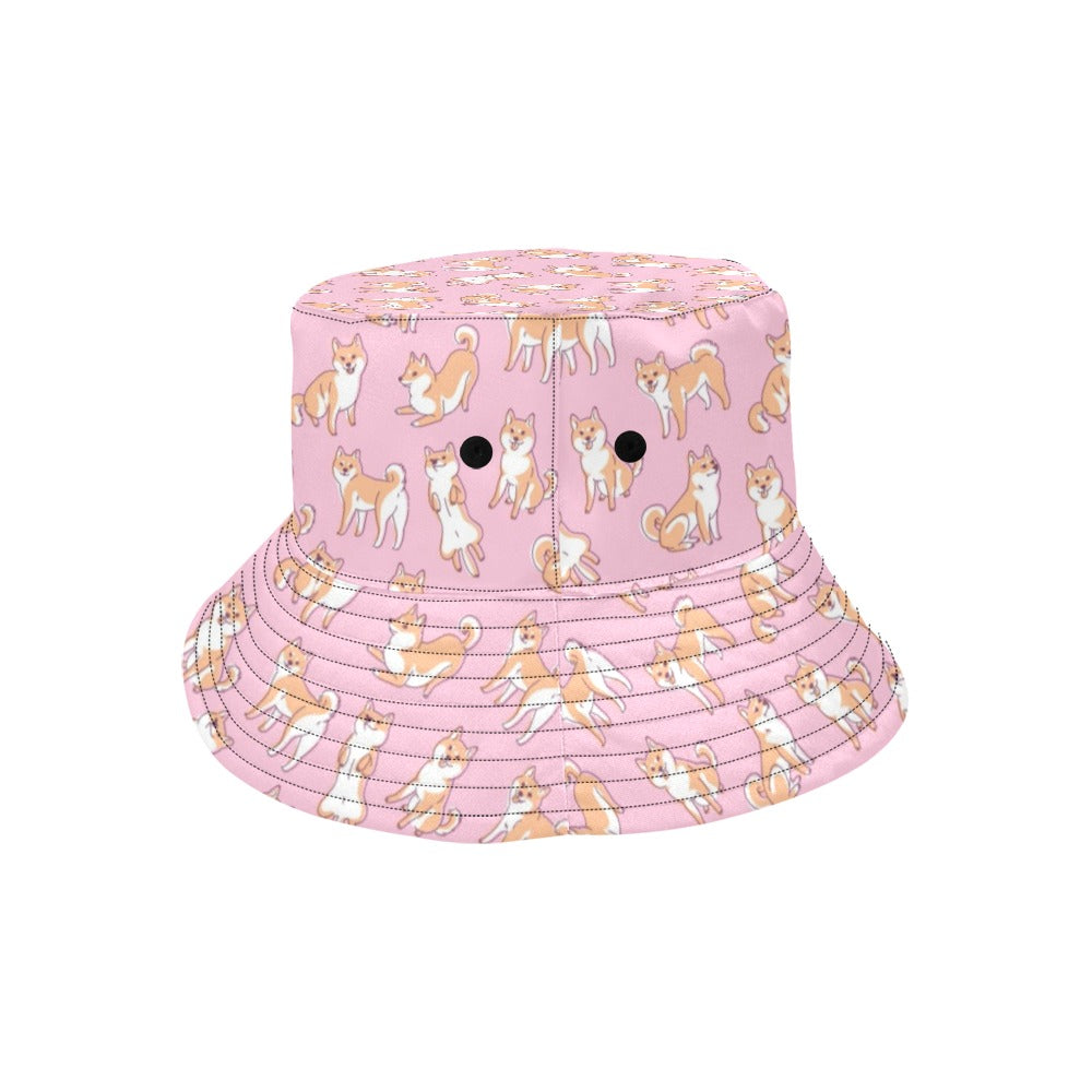 Shiba Inu Print Design LKS303 Unisex Bucket Hat