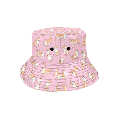 Shiba Inu Print Design LKS303 Unisex Bucket Hat