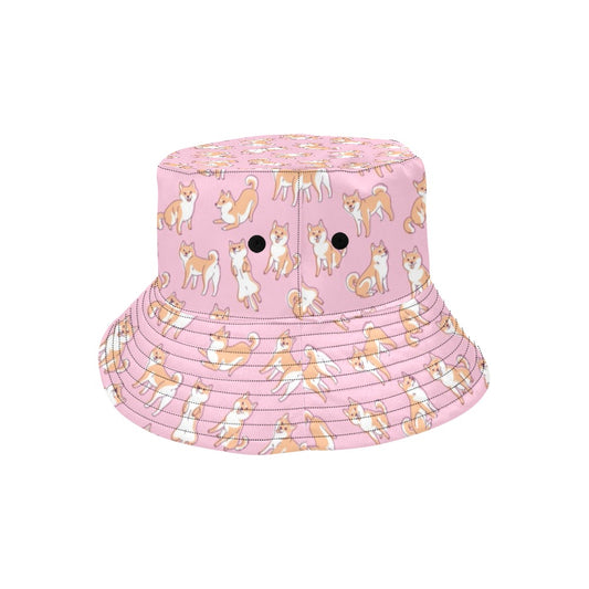 Shiba Inu Print Design LKS303 Unisex Bucket Hat