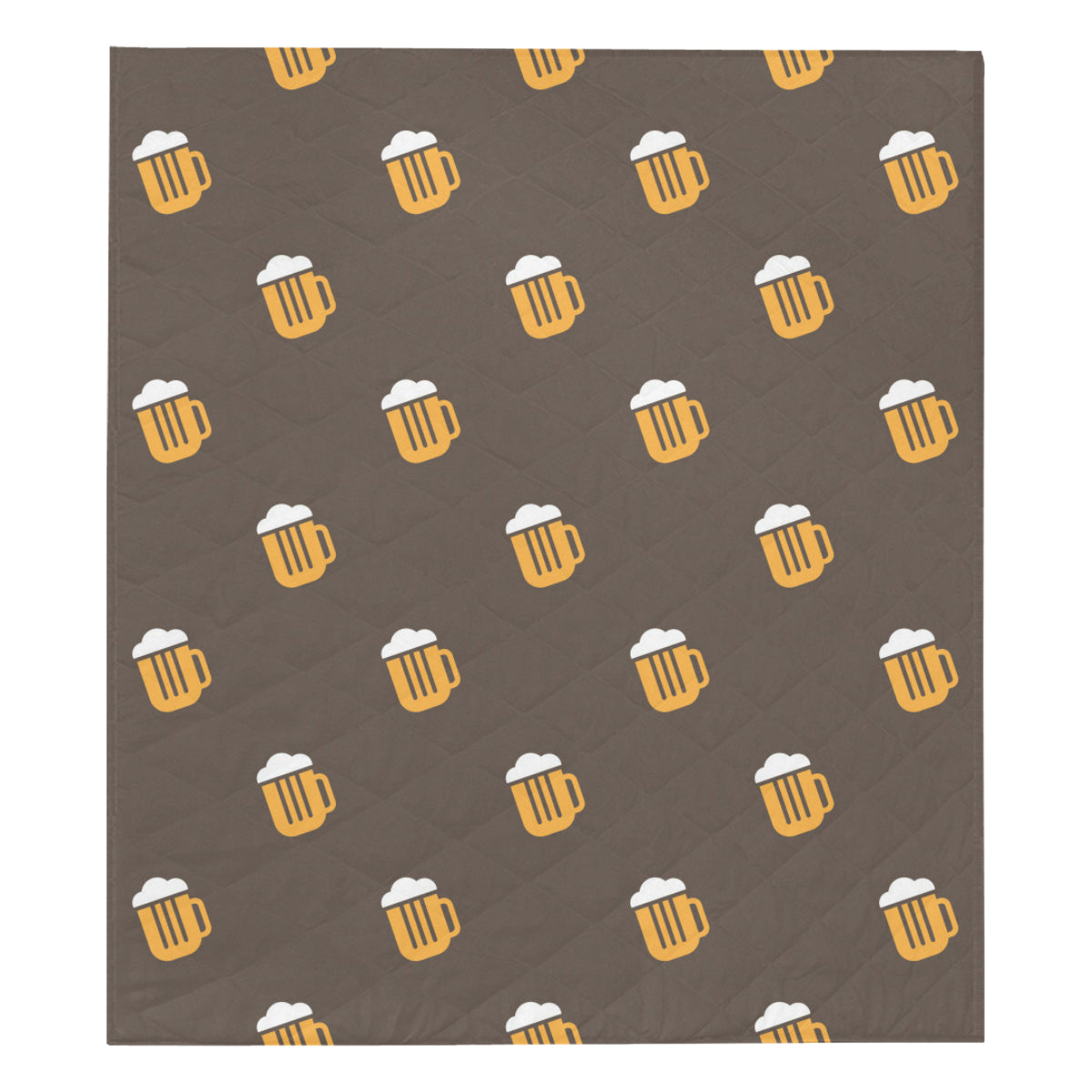 Beer Pattern Print Design 01 Premium Quilt