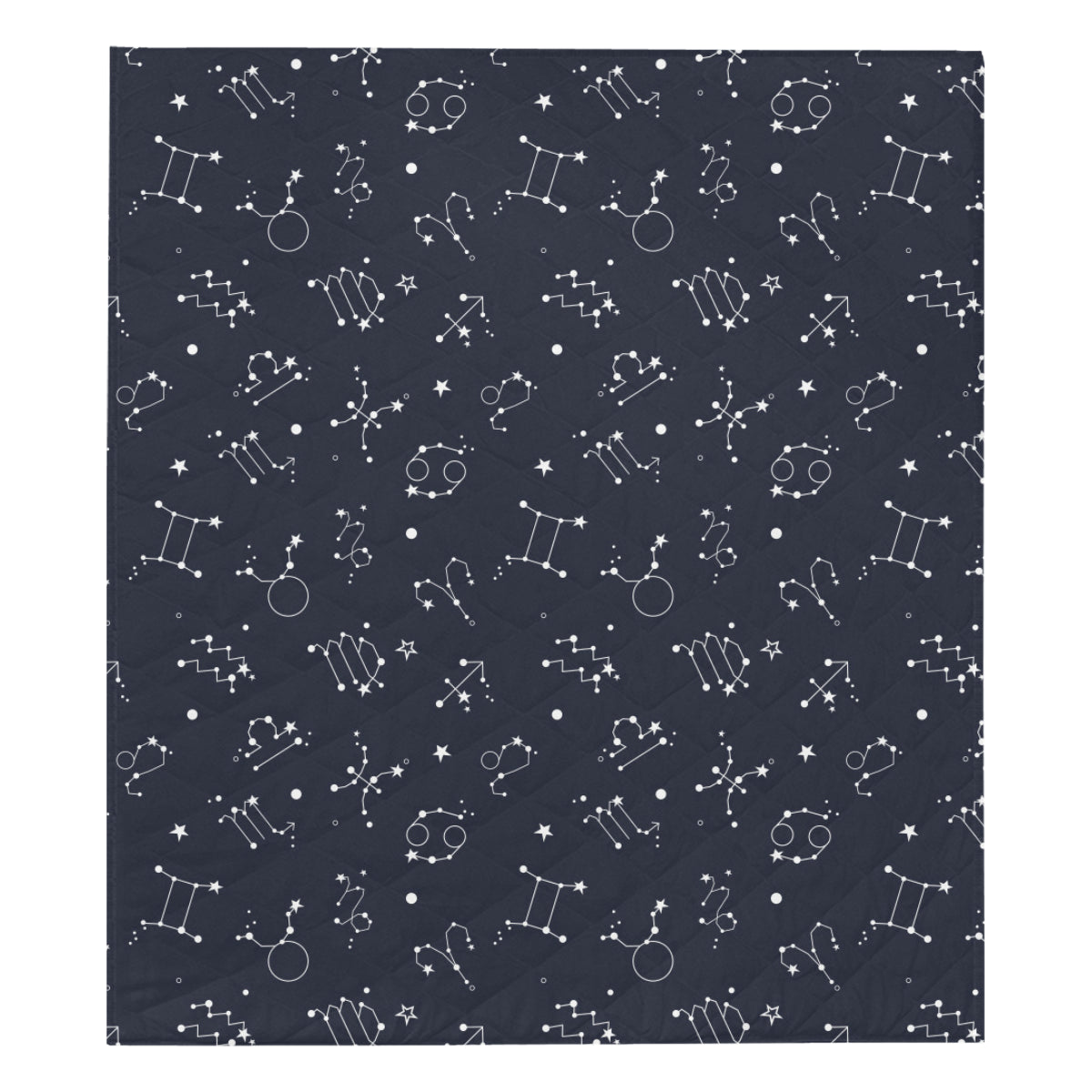 Constellation Pattern Print Design 05 Premium Quilt
