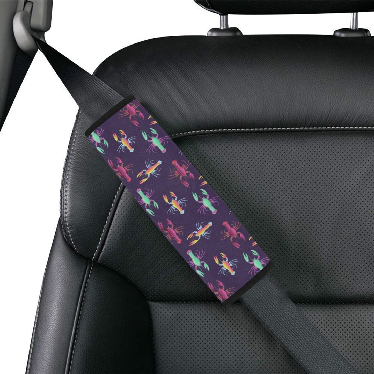 Lobster Print Design LKS402 Car Seat Belt Cover