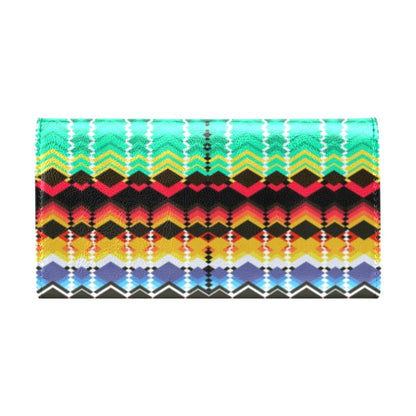 Serape Print Design LKS307 Women's Trifold Wallet