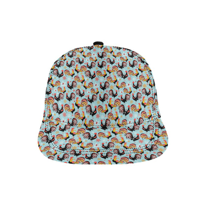 Rooster Themed Design Snapback Cap