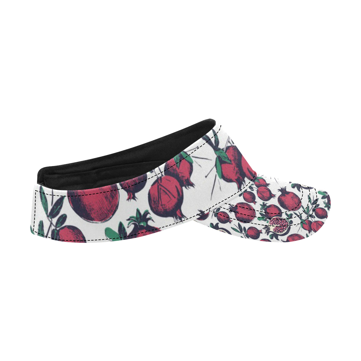 Pomegranate Pattern Print Design PG01 Unisex Sun Visor