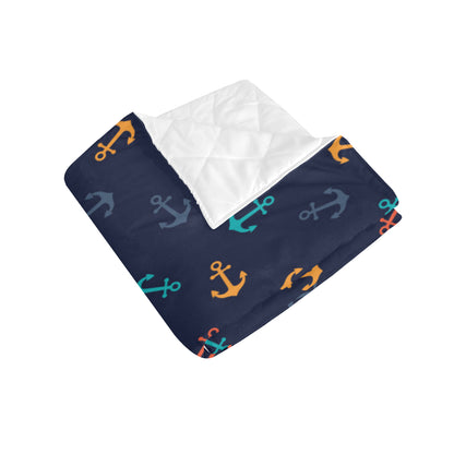 Anchor Pattern Print Design 05 Premium Quilt