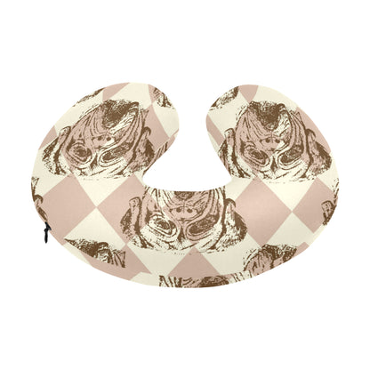 Mastiffs Pattern Print Design 01 U-Shaped Travel Neck Pillow