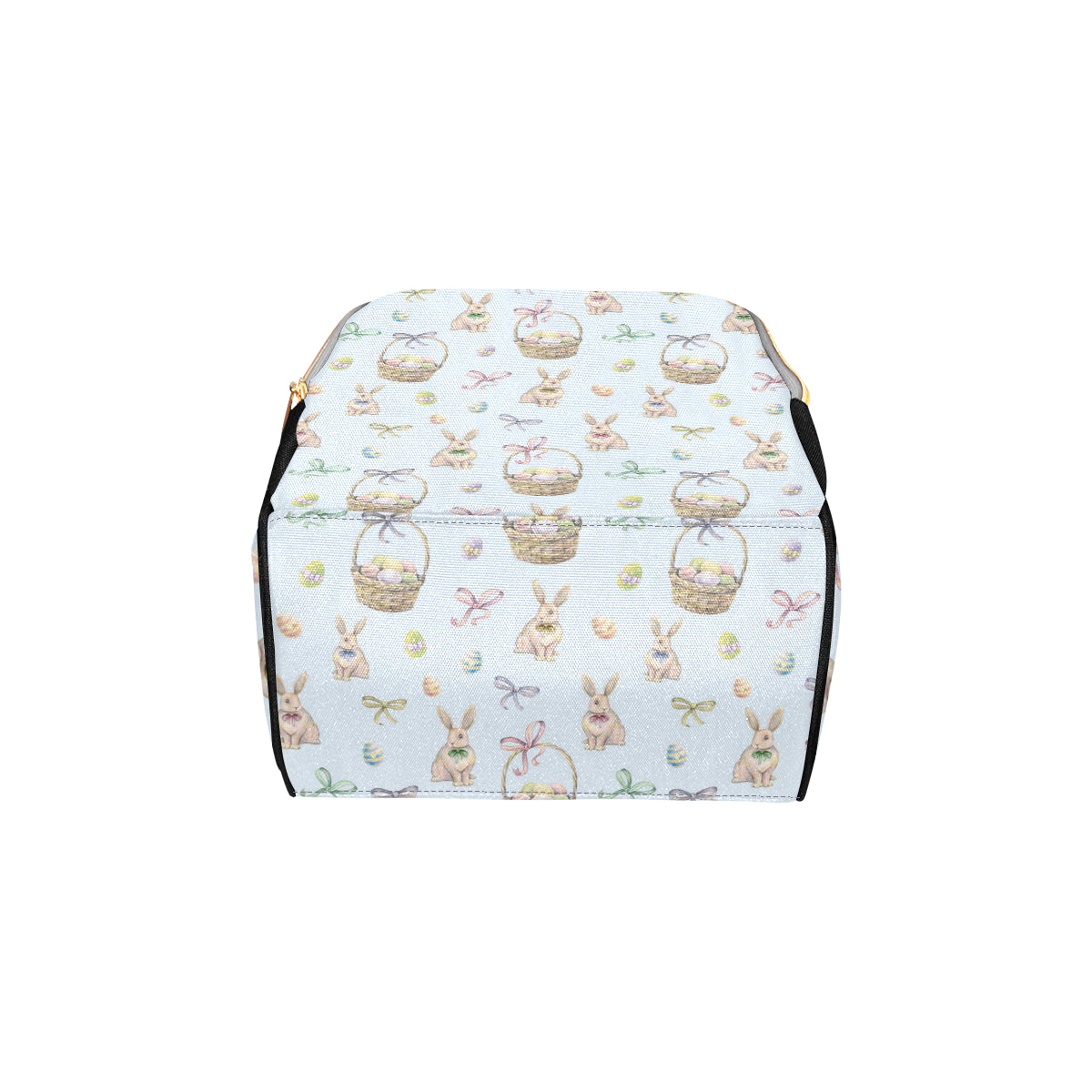 Rabbit Easter Eggs Pattern Print Design 03 Diaper Bag Backpack