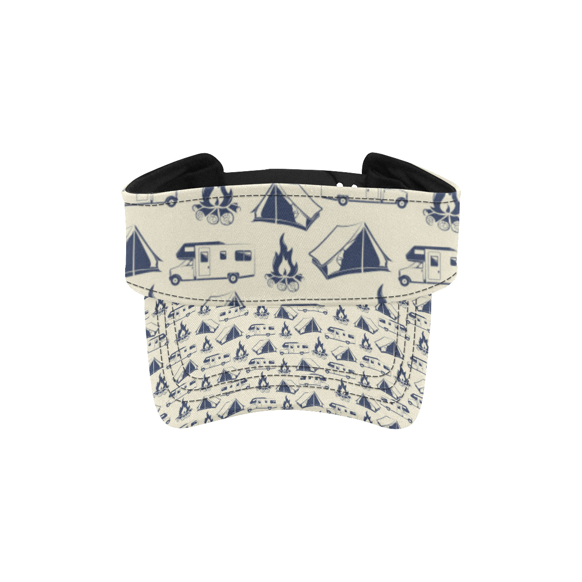 Campfire Pattern Print Design 01 Unisex Sun Visor