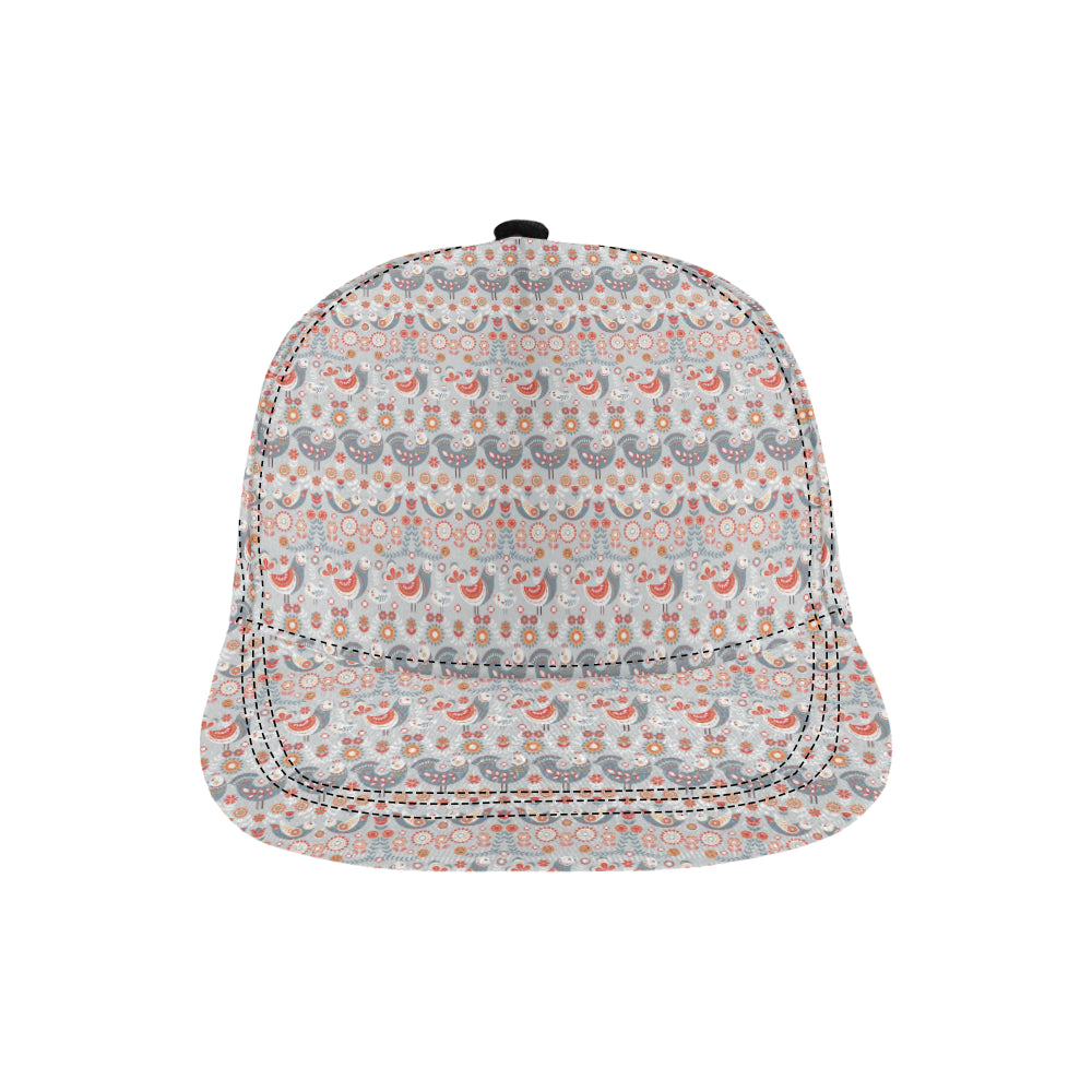 Swedish Nordic Design Print Snapback Cap