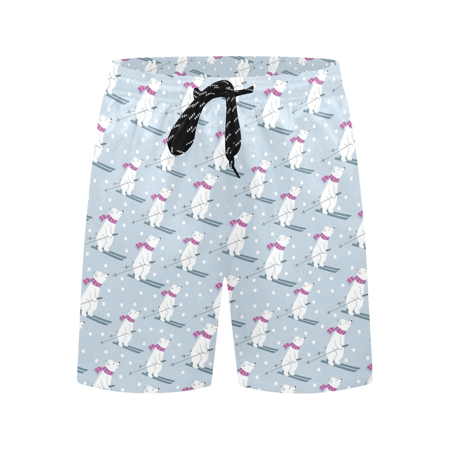 Ski Print Design LKS307 Men's Swim Trunks Beach Shorts