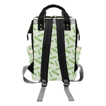 Zucchini Print Design LKS302 Diaper Bag Backpack