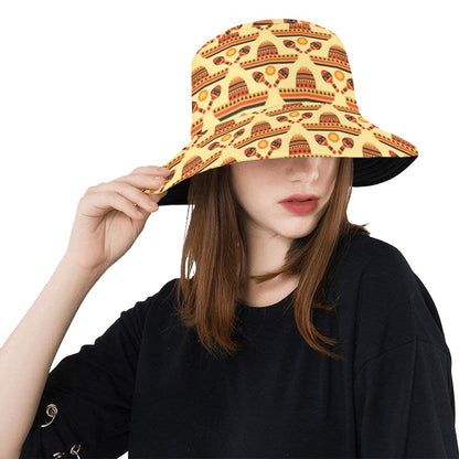 Maracas Print Design LKS403 Unisex Bucket Hat