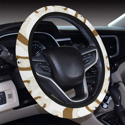 Shih Tzu Print Design LKS302 Steering Wheel Cover with Elastic Edge