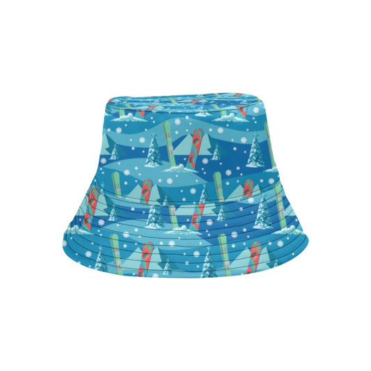 Snowboard Print Design LKS301 Unisex Bucket Hat