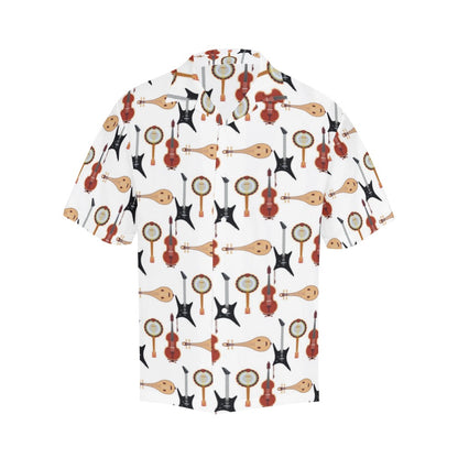 Banjo Print Design LKS403 Men's Men's Hawaiian Shirt