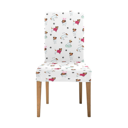 Russell Terriers Print Design LKS308 Dining Chair Slipcover
