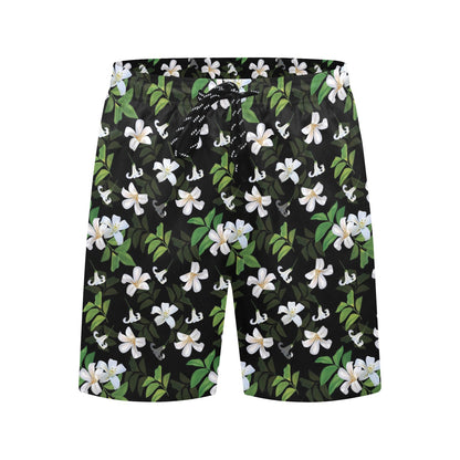 Sampaguita Print Design LKS301 Men's Swim Trunks Beach Shorts