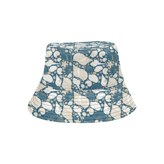 Seashell Print Design LKS308 Unisex Bucket Hat