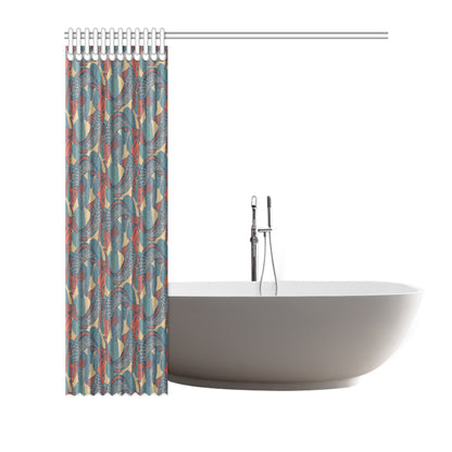 Pisces Pattern Print Design A01 Shower Curtain
