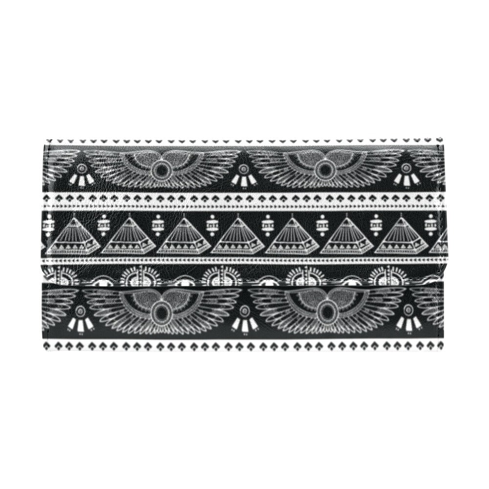 Tribal Pattern Print Design LKS305 Women's Trifold Wallet