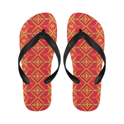 Southwest Pattern Print Design LKS305 Flip Flops