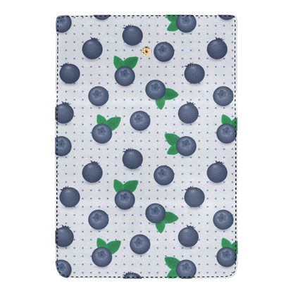 Blueberry Pattern Print Design BB02 Women's Trifold Wallet