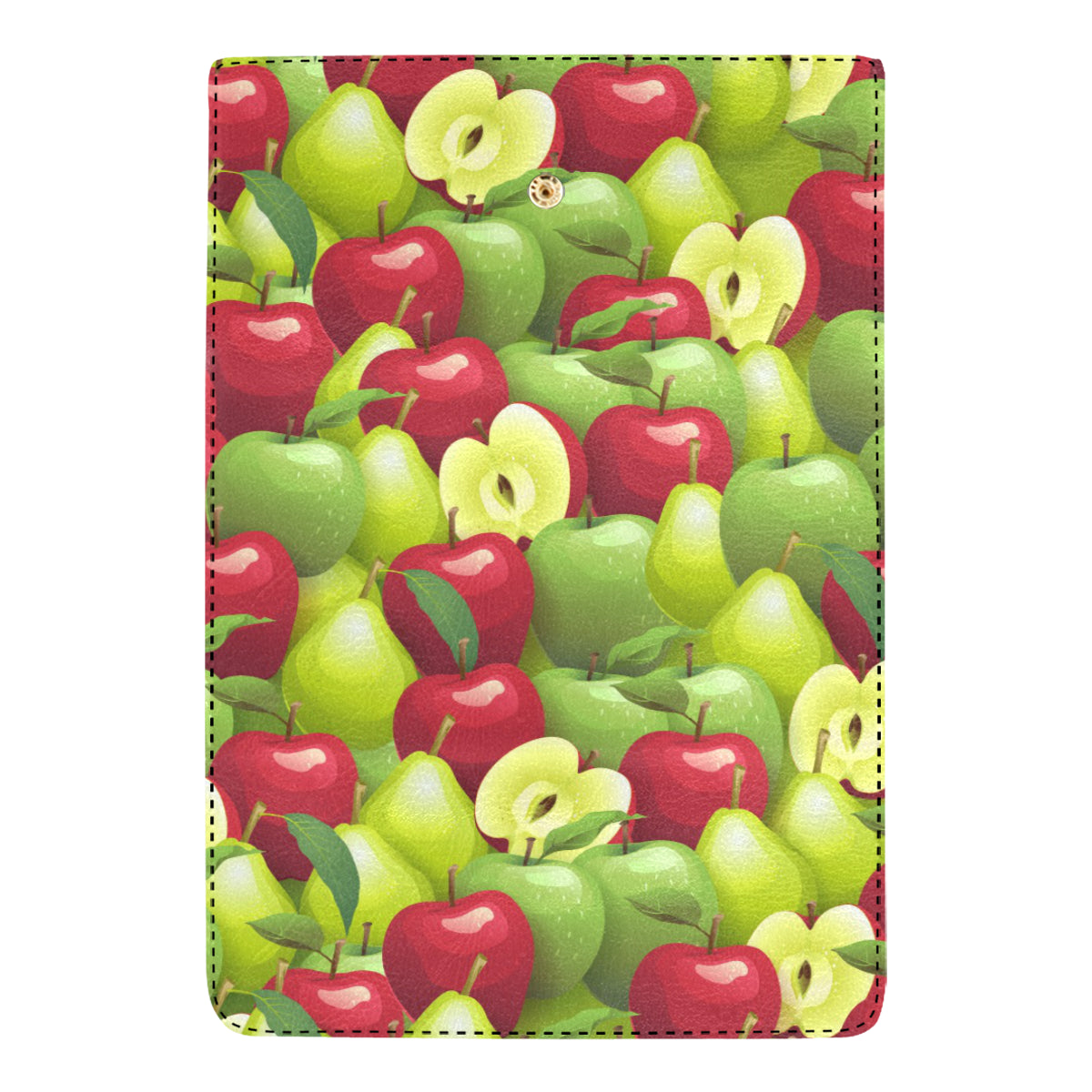Apple Pattern Print Design AP03 Women's Trifold Wallet
