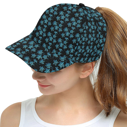 Tribal Turtle Polynesian Themed Design Snapback Cap