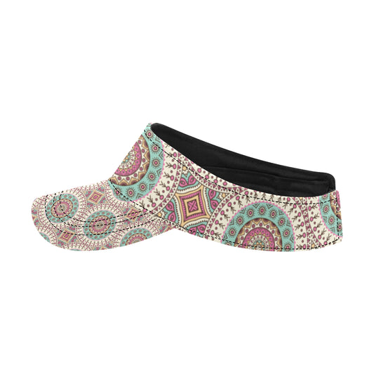 Bohemian Round Style Print Unisex Sun Visor