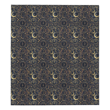 Celestial Pattern Print Design 04 Premium Quilt