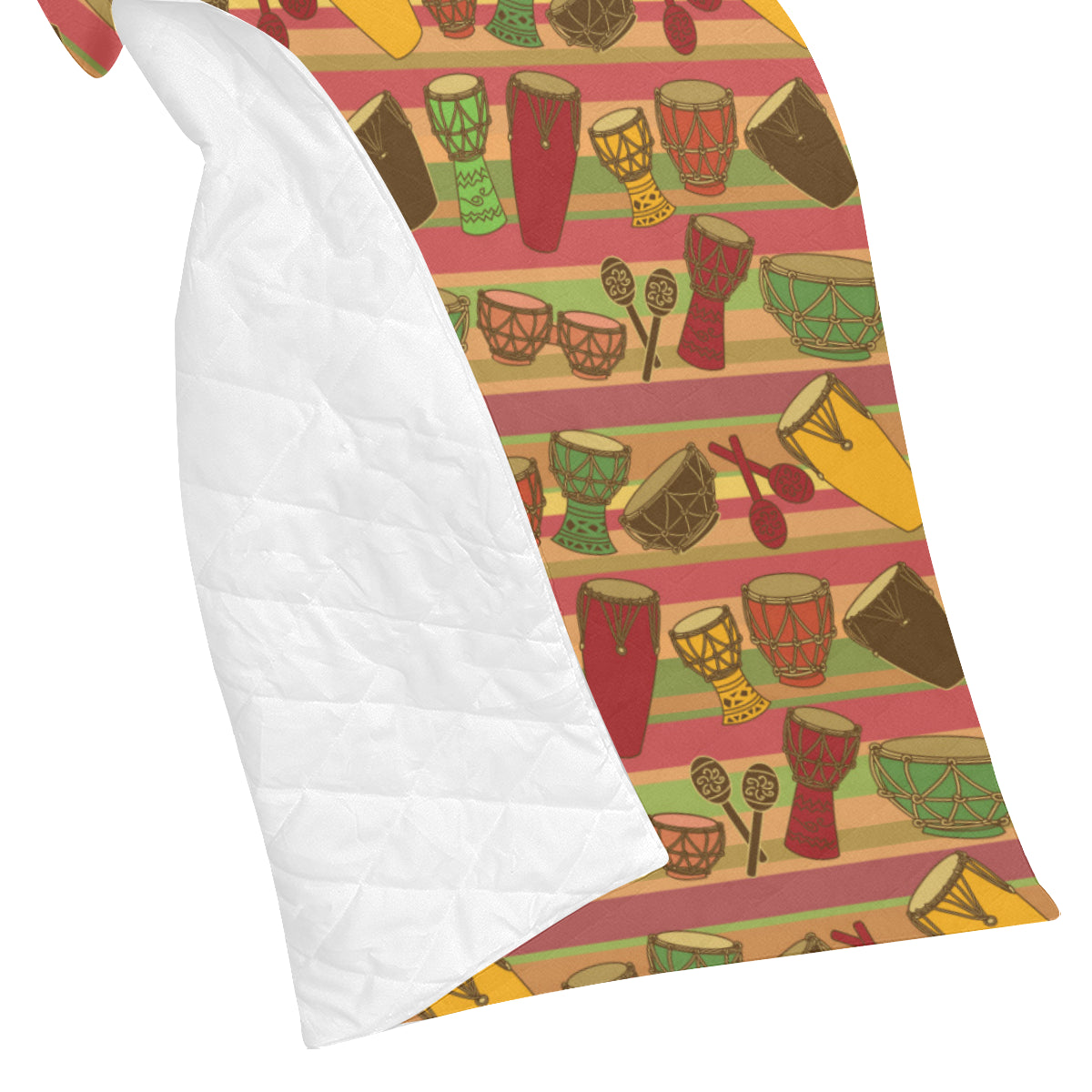 Percussion Pattern Print Design 01 Premium Quilt