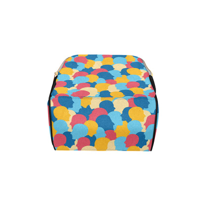 Psychology Pattern Print Design A02 Diaper Bag Backpack