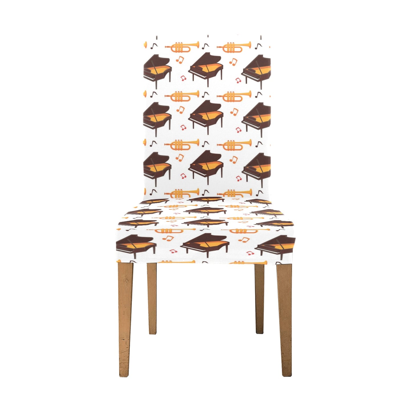 Piano Print Design LKS406 Dining Chair Slipcover