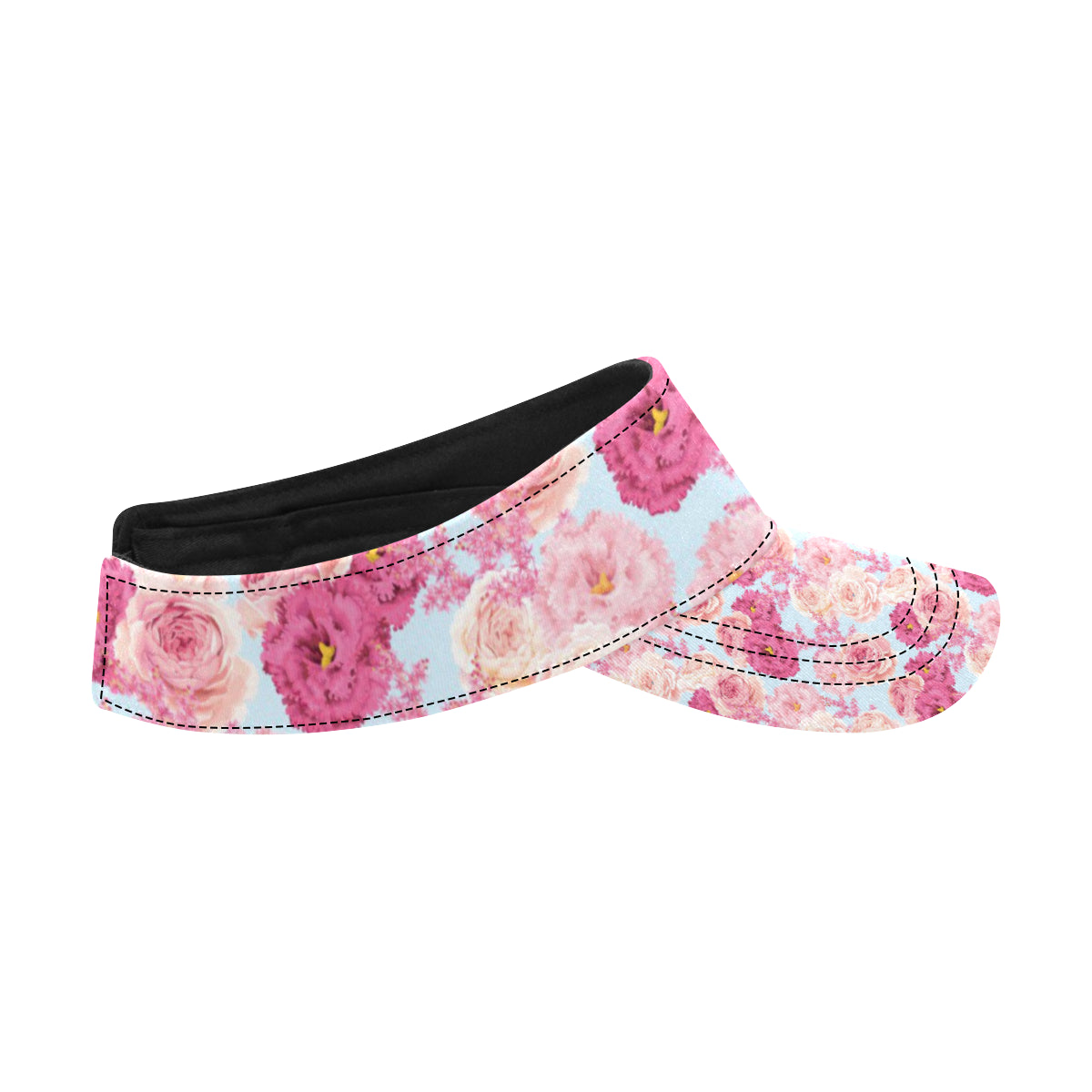 Lisianthus Pattern Print Design LT05 Unisex Sun Visor