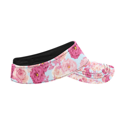 Lisianthus Pattern Print Design LT05 Unisex Sun Visor