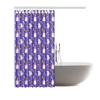 Unicorn Casttle Shower Curtain
